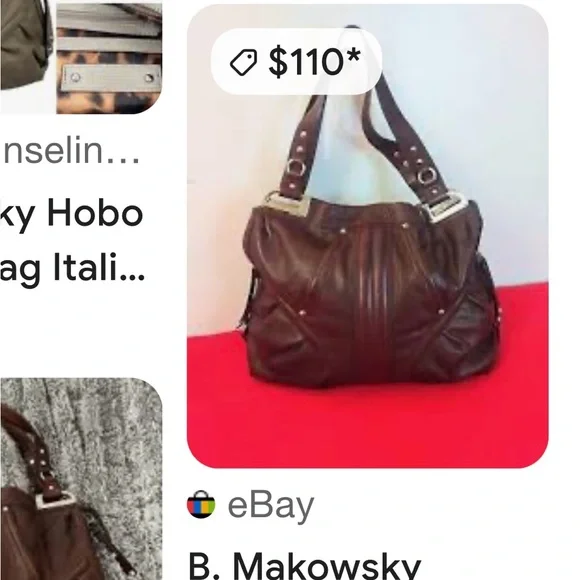 Like NEW - B. Makowsky Classic leather Bag - Reg $300 - Picture 15 of 15